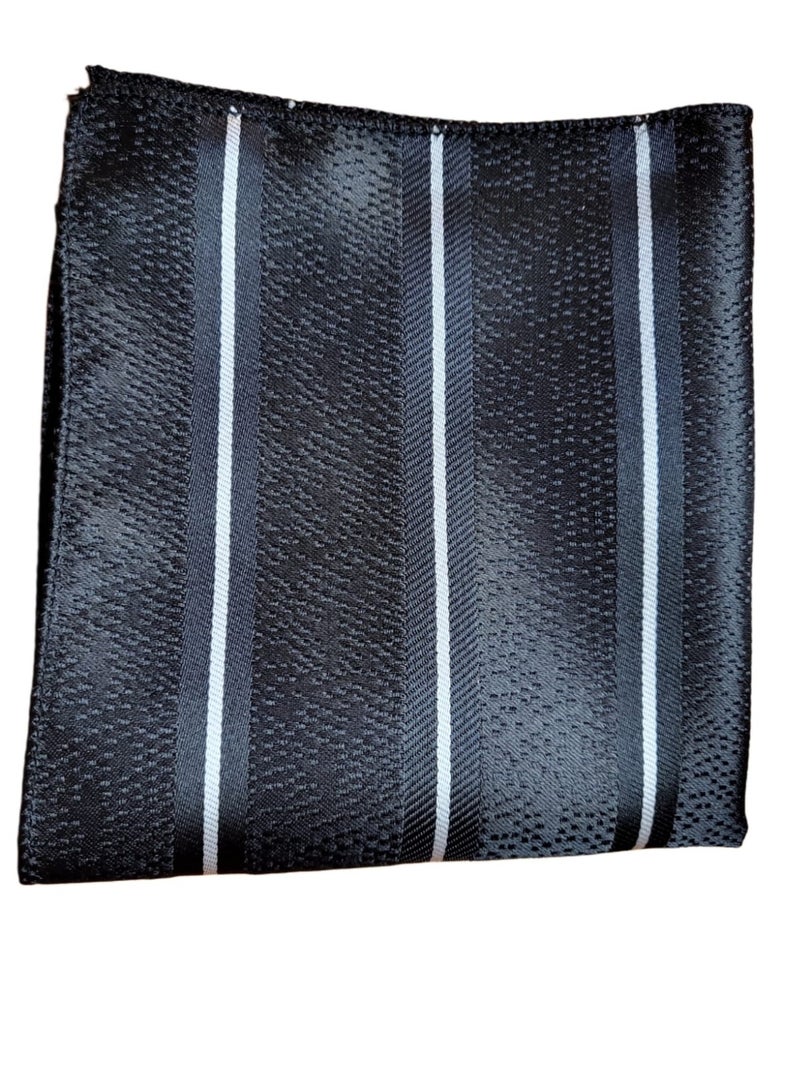 Men's pocket square to complete a formal suit look - high-quality fabric with a modern design - Image 1