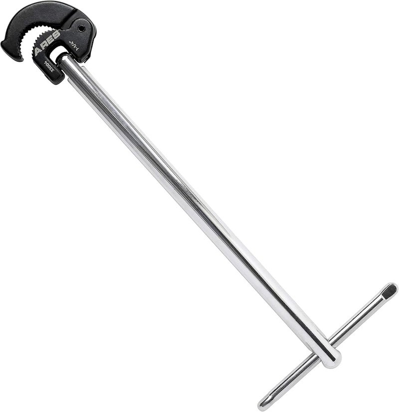 ARES 33004-11-Inch Basin Wrench with Adjustable Jaw - Basin Wrenches Increase Access in Tight Spaces - Image 1