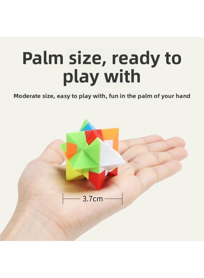 Loquat Lu Ban Lock Kong Ming Lock Complete Set Of Children's Educational Thinking Training Intelligence Unlock 812-year-old Primary School Students' Building Blocks Toys-Color:Five Difficulty 【beech 6-piec - Image 4