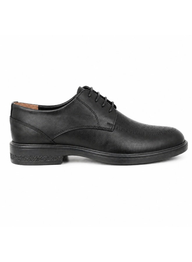 Men's classic formal shoes in genuine leather with laces, comfortable cushioned sole, and slip-resistant bottom. - Image 3