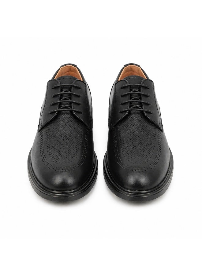 Men's classic formal shoes in genuine leather with laces, comfortable cushioned sole, and slip-resistant bottom. - Image 5