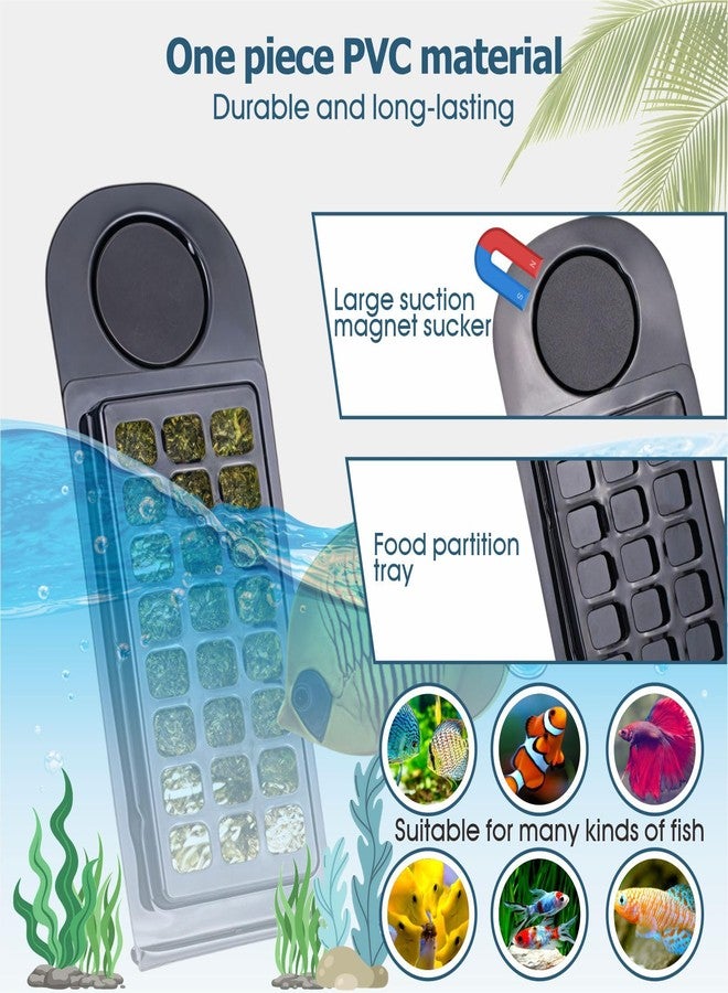 MESINURS Magnetic Aquarium Seaweed Clip & Feeder - Floating Nori Holder for Tangs, Marine & Freshwater Fish (1 Pc) - Image 3