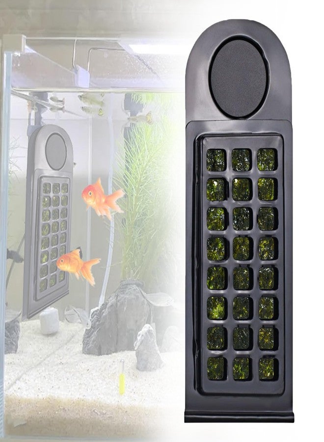 MESINURS Magnetic Aquarium Seaweed Clip & Feeder - Floating Nori Holder for Tangs, Marine & Freshwater Fish (1 Pc) - Image 1