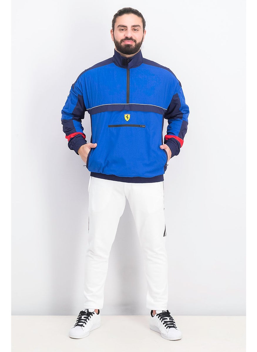 PUMA جاكيت فيراري ستريت للرجال بأكمام طويلة، أزرق  - Image 2