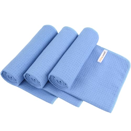 SUNLAND Microfiber Sports Workout Towel Fast Drying Fitness Sweat Towels for Men & Women Lightweight Multi-Purpose Gym Exercise Towels 3 Pack 16Inch x 32Inch - Image 1