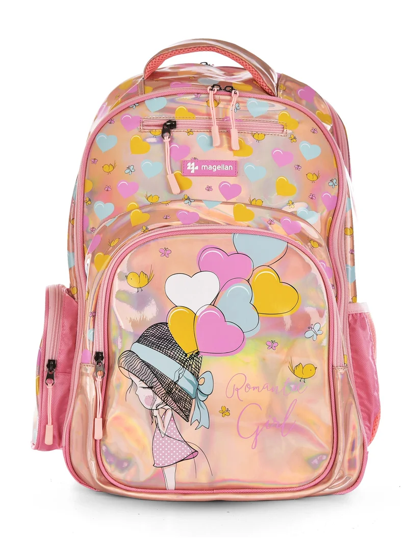 MAGELLAN Magellan School Backpack 19 inch, Fabric with 3 compartment