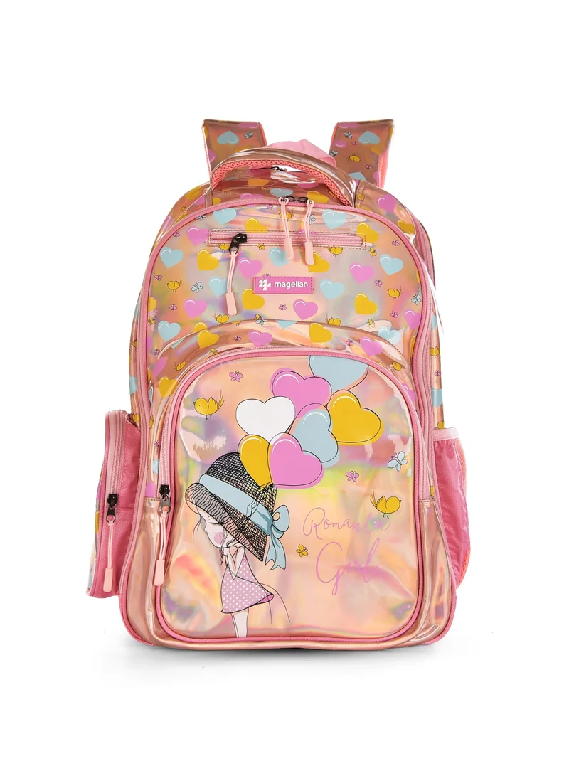 MAGELLAN Magellan School Backpack 19 inch, Fabric with 3 compartment