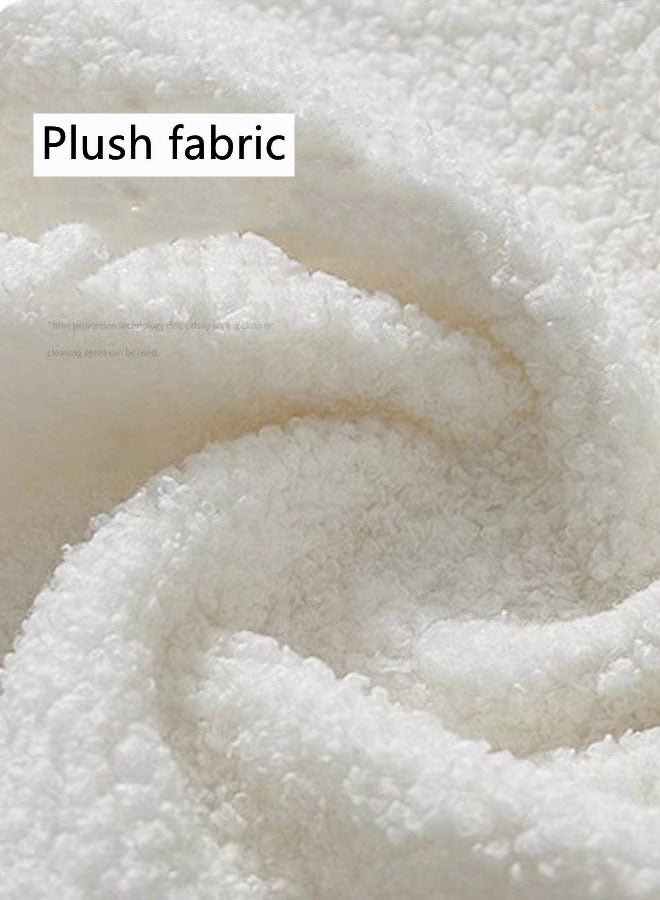 Kutis 360° Rotating Makeup Chair Flower Petal Shaped Chair Height Adjustable For Living And Bedroom Plush/Steel 58x44x81cm. - Image 5