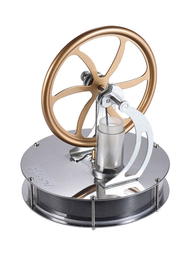 NIBEMINENT Low Temperature Stirling Engine Golden/Silver