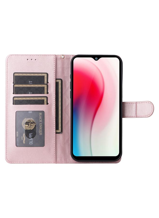 erorex Case For vivo Y3 / Y17 Diamond Lattice Leather Flip Phone Case - Image 4