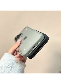 Exotic Silicone Transparent Case for iPhone 16 - Shockproof Metal Camera Protection - Black  - Image 5