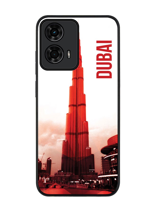 Stylizedd For Motorola Moto G24 / G24 Power Case,Slim fit Camera Protection, Shockproof Thin Phone cover - Dubai - The Burj - Image 1