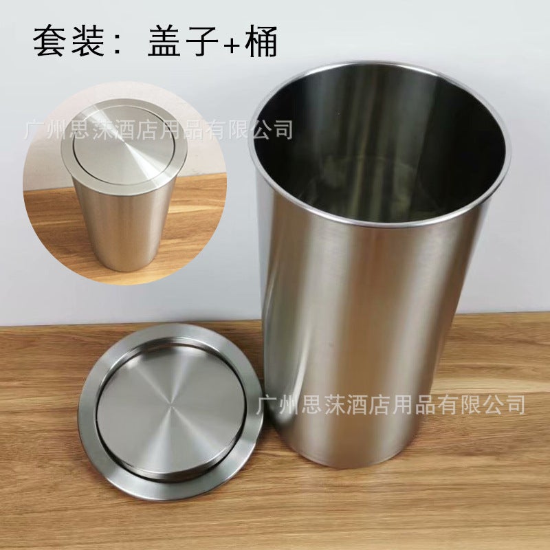 Recessed Countertop Lid Trash Can Lid Stainless Steel Lid Swing Lid Flip Lid Kitchen Sink Tooling Lid Concealed - Image 4