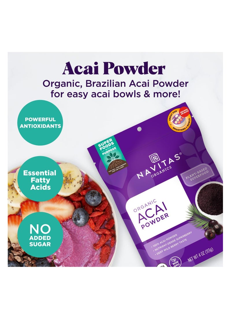 Organic Acai Powder 4 oz 113 g - pzsku/Z45E2386D013DA45544E8Z/45/_/1716557989/43b6fbd6-e451-4b22-a72b-0f777e73f34e