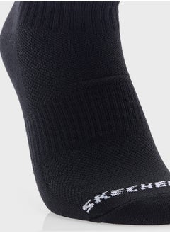 SKECHERS 3 Pack Qtr Crew Socks  - Image 5