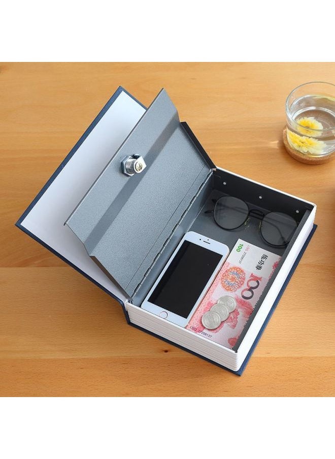 Generic Pure Piggy Bank Adult Cute Safe Safe Box Password Box Mini Savings With Lock Iron Box A Generation Of Hair-Color:Large Key Black  - Image 4