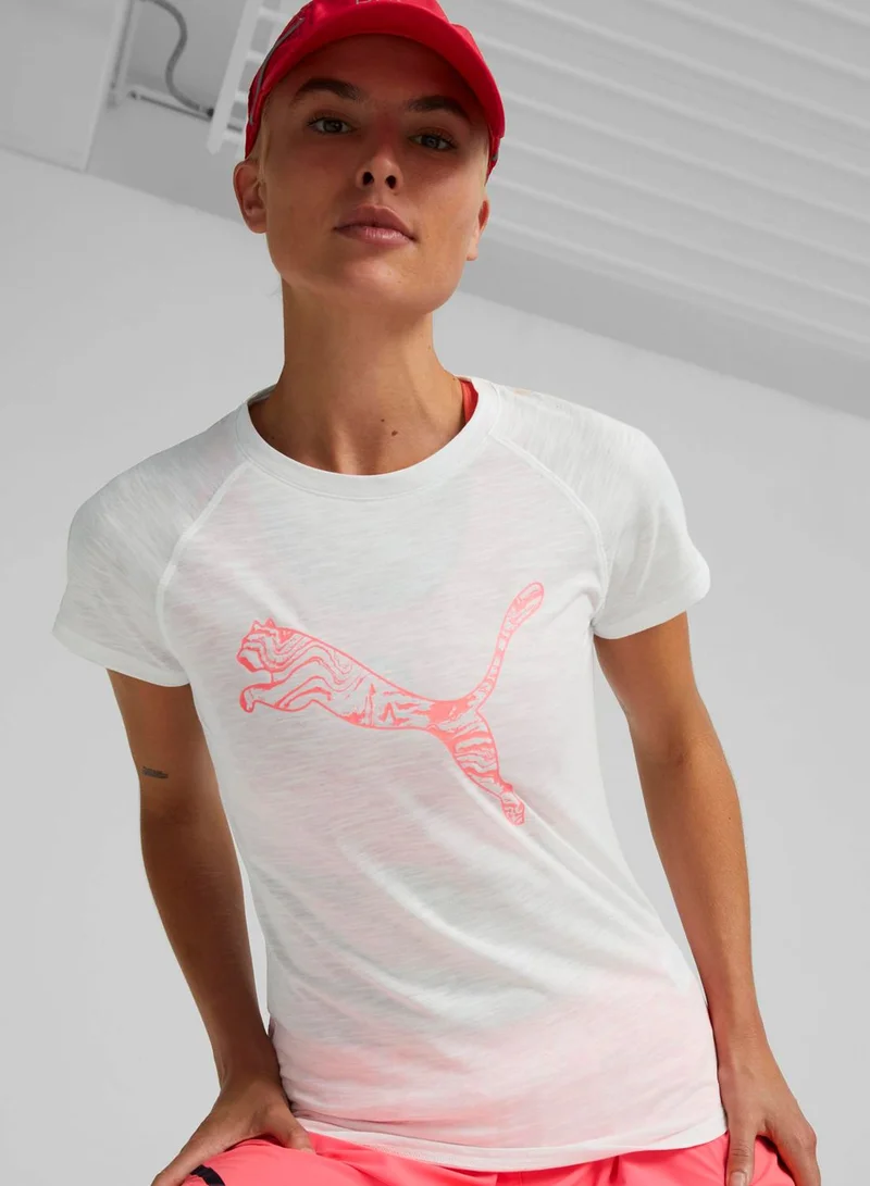 PUMA RUN LOGO women t-shirt