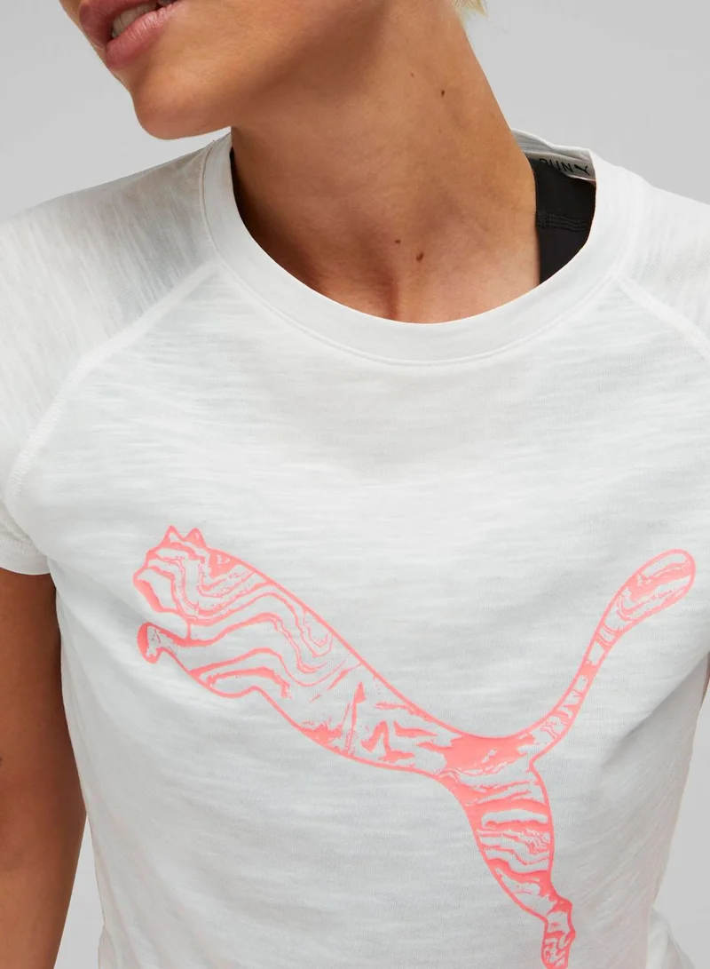 PUMA RUN LOGO women t-shirt