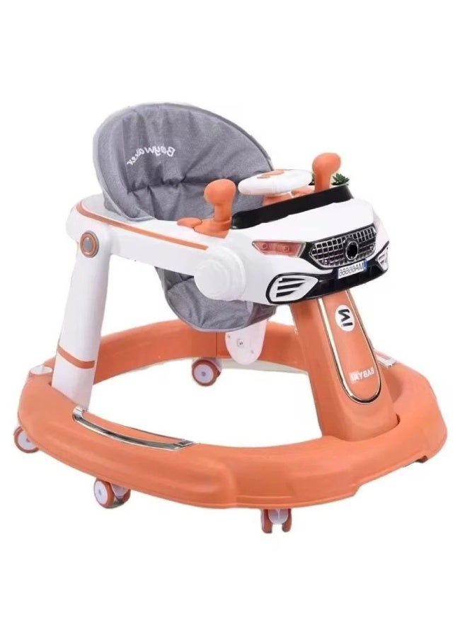 A comfortable safe foldable baby walker with an attractive design suitable for boys and girls ideal for learning and walking indoors - Image 1