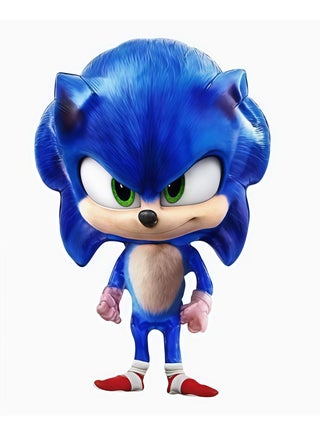 Sonic themed balloon set with a happy birthday banner, perfect for graduations, baby showers, birthdays, bachelorette party backdrop decorations, suitable for indoors and outdoors - view 5