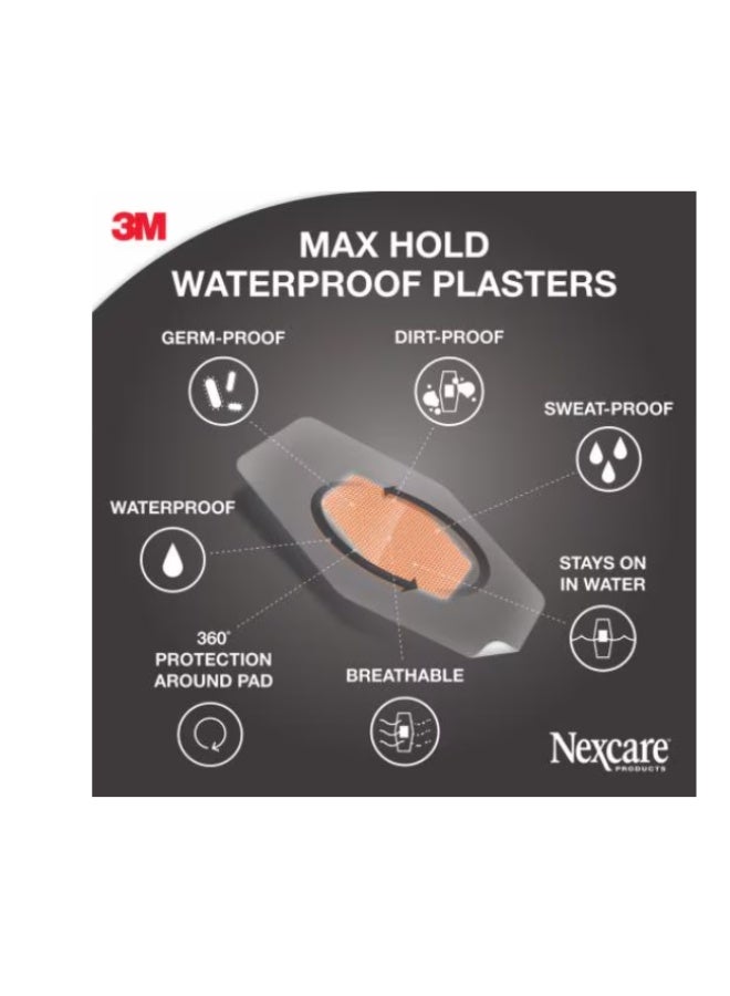 3M Max Hold Waterproof Bandage 12'S assorted - Image 3
