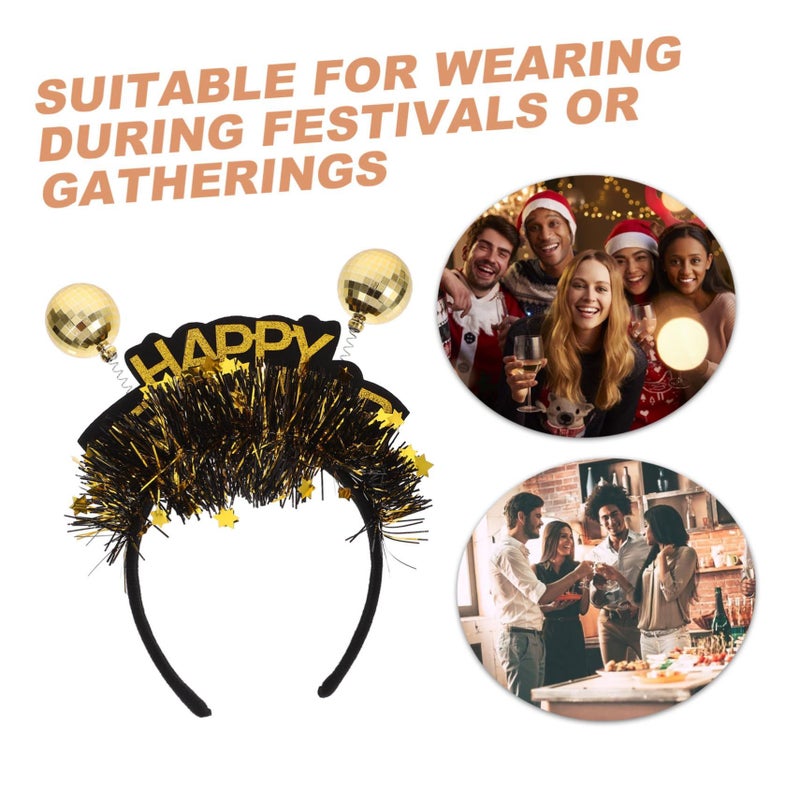 Shiny Multicolor Headband Festival Hair Decor Comfortable Unisex Party - Image 3