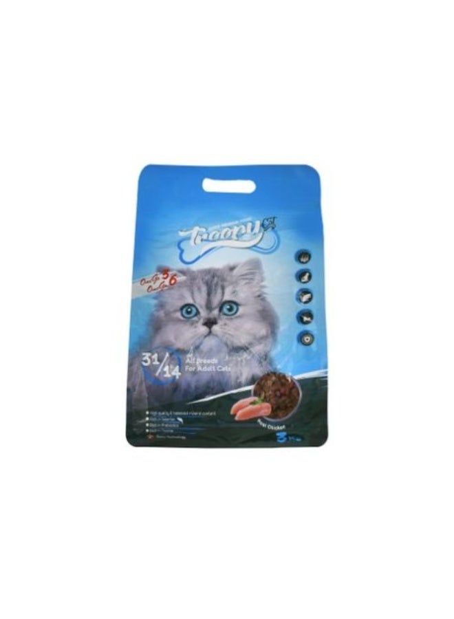 Troopy Adult Cat Dry Food 3kg