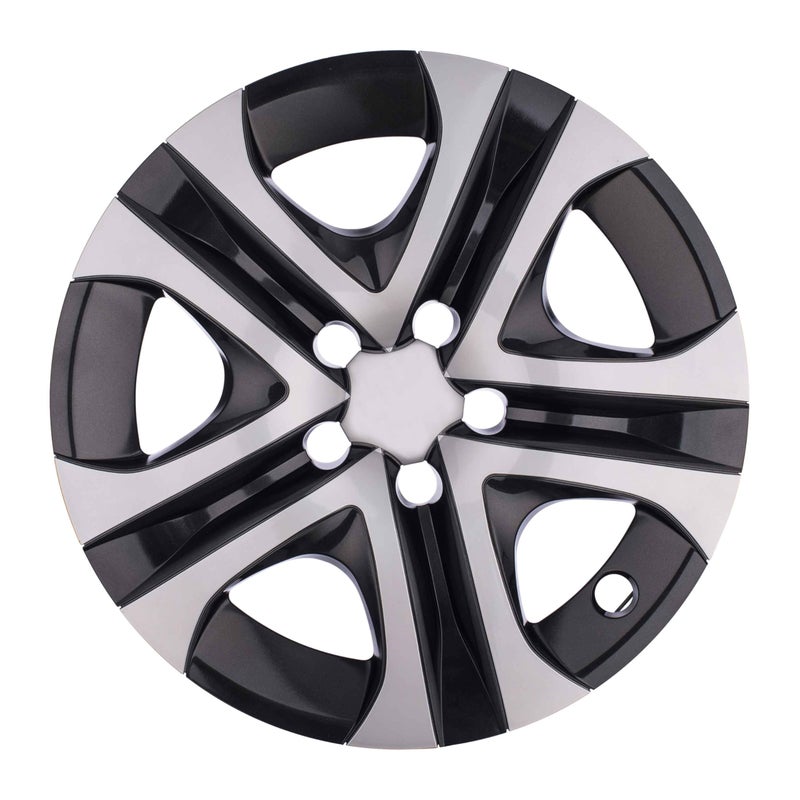 HubStar Hubcap Replacement for Toyota Rav4 2016, 2017, 2018, 17-inch Heavy Duty Premium Quality, Silver and Black, 1 Piece 61179 - Image 1