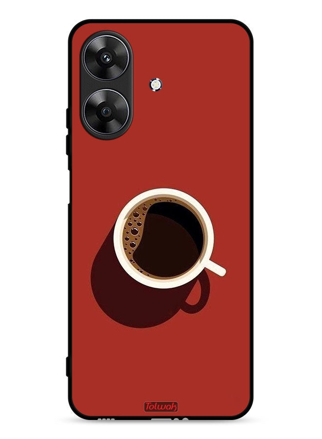 Tolwak Realme Note 60 4G Protective Case Cover Coffee Cup Art - Image 1