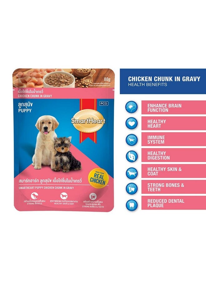 Pouch Wet Dog Food Chicken Chunk In Gravy Puppy 80 G (Pack Of 12, 960G) - pzsku/Z45E2C4EA9731B152BA97Z/45/_/1728311931/1d1da324-633c-42d1-b321-79cd7053cb7f