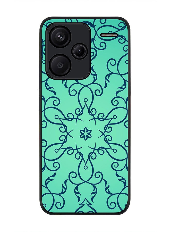 Stylizedd Rugged Black Edge Case for Xiaomi Redmi Note 13 Pro Plus, Slim fit Case Flexible Anti Drop TPU Gel Thin Cover -  Arabian Star - Image 1