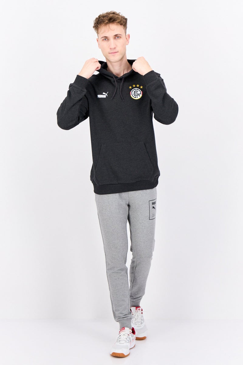 PUMA Men Sportswear Fit Long Sleeve Outdoor Hoodies, Charcoal  - Image 4