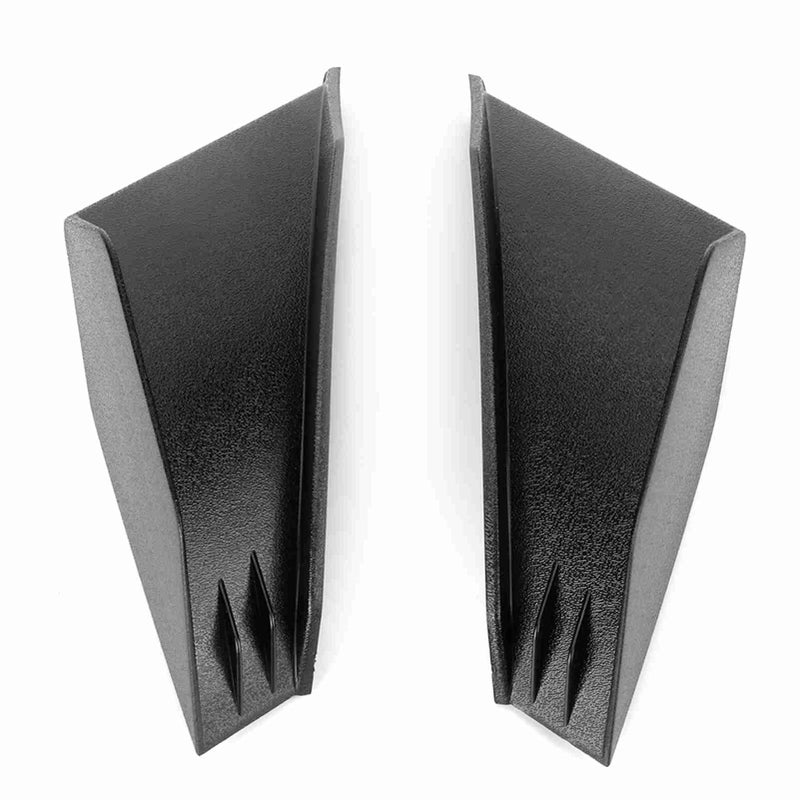 1 Pair Universal Motorcycle Winglet Aerodynamic Wing Kit Fit For Ducati (Black) - Image 3