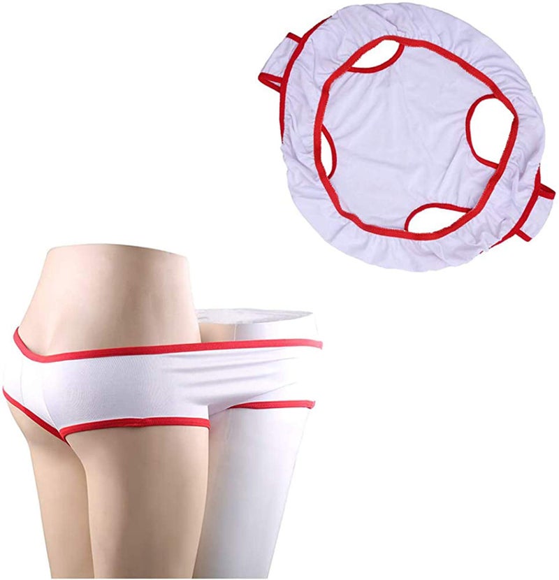 YNHIAG A pair of underwear built for Create an active atmosphere.Fun Underwear Panties for Couples,Panties for Bachelorette Party,Briefs Gift for Parties(White) - Image 1