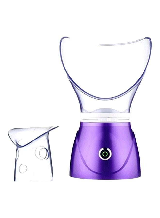 ELTRAZONE Professional Facial Steamer Purple/Clear | Deep Cleansing Face Steamer for Home Spa & Salon Use | Hydrating Nano Ionic Steam for Pore Cleansing, Skin Moisturizing & Relaxation – Suitable for All Skin Types - Image 1