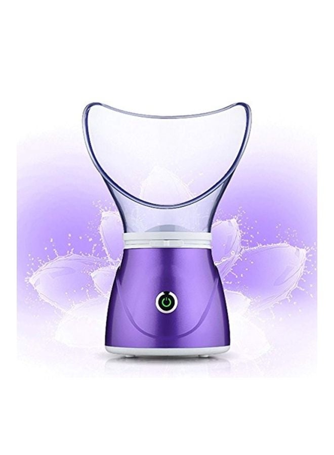 ELTRAZONE Professional Facial Steamer Purple/Clear | Deep Cleansing Face Steamer for Home Spa & Salon Use | Hydrating Nano Ionic Steam for Pore Cleansing, Skin Moisturizing & Relaxation – Suitable for All Skin Types - Image 2