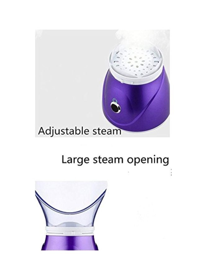 ELTRAZONE Professional Facial Steamer Purple/Clear | Deep Cleansing Face Steamer for Home Spa & Salon Use | Hydrating Nano Ionic Steam for Pore Cleansing, Skin Moisturizing & Relaxation – Suitable for All Skin Types - Image 4