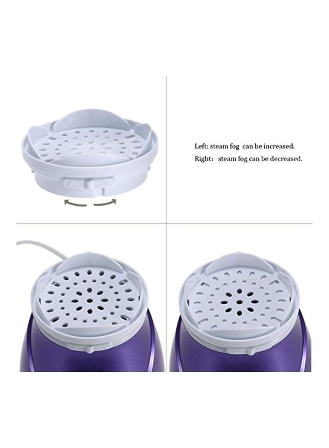 ELTRAZONE Professional Facial Steamer Purple/Clear | Deep Cleansing Face Steamer for Home Spa & Salon Use | Hydrating Nano Ionic Steam for Pore Cleansing, Skin Moisturizing & Relaxation – Suitable for All Skin Types - Image 5