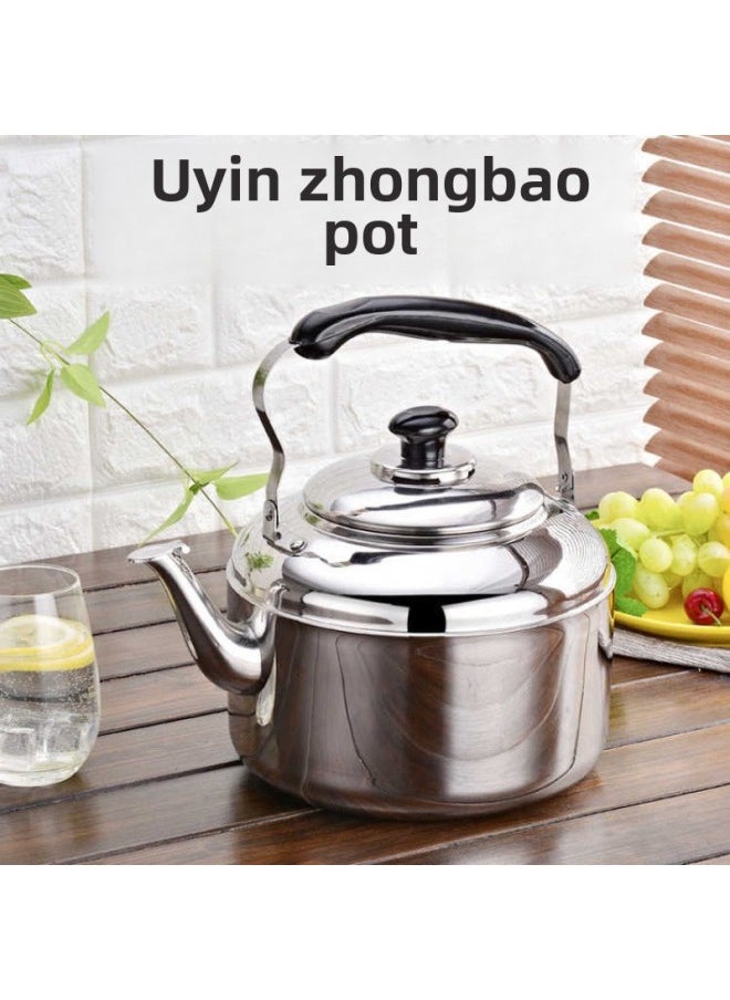 Generic - Teapot Large Capacity 5 Liter Old Style Teapot Large Diameter Separate Kettle Stainless Steel Thickened Sound Kettle Boiling Water-Color:Today [hot Selling Special Price] Naruto Burning Water Kettle-Capacity:Add [thick] 8 Liters. (approximately 6kg Water) - Image 1