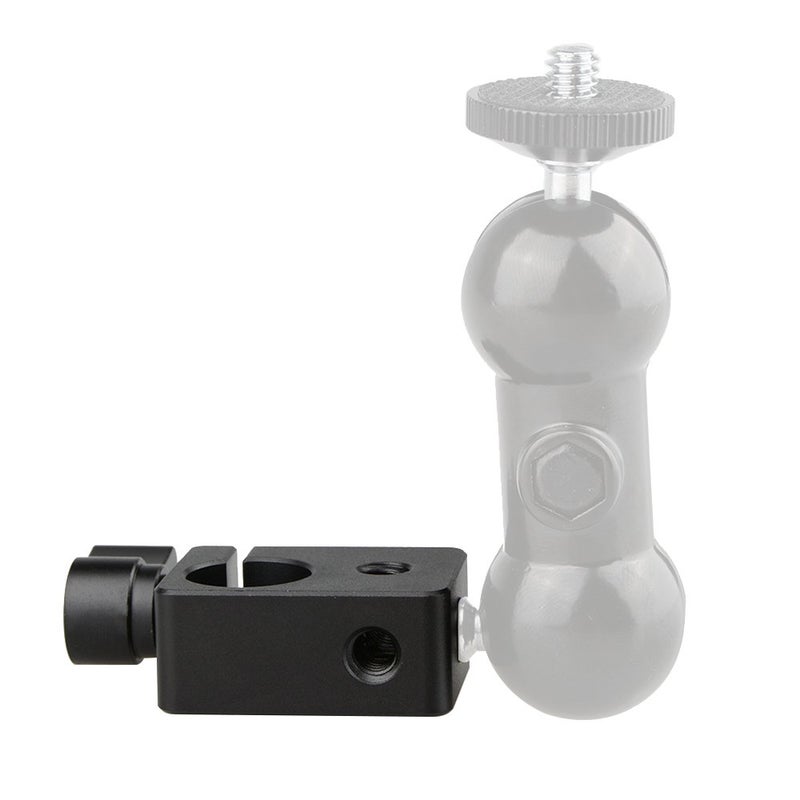 CAMVATE 15mm Single Rod Clamp for Camera DIY Accessories(Black) - 0874 - Image 4