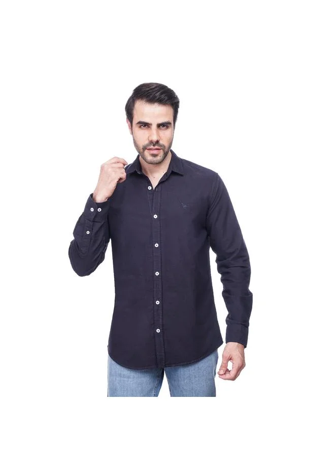 Coup Solid Oxford Shirt with Long Sleeves