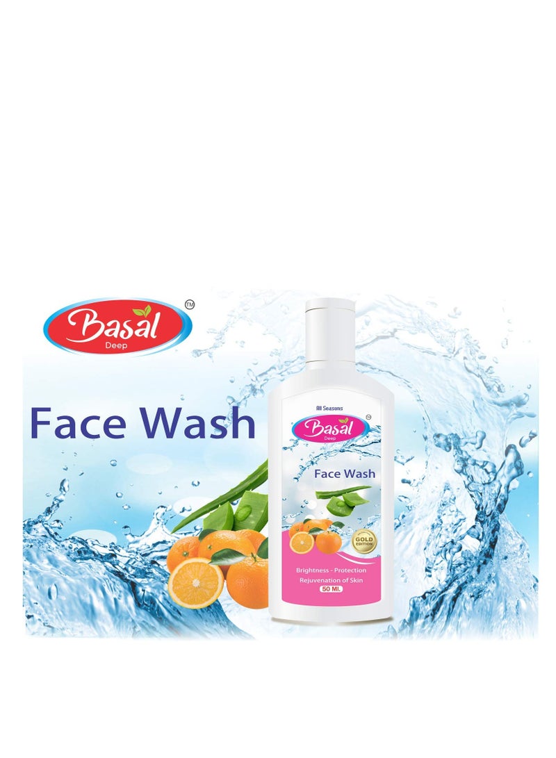 Basal Deep Vitamin C Face Wash 50ML GOLD EDITION - Image 4