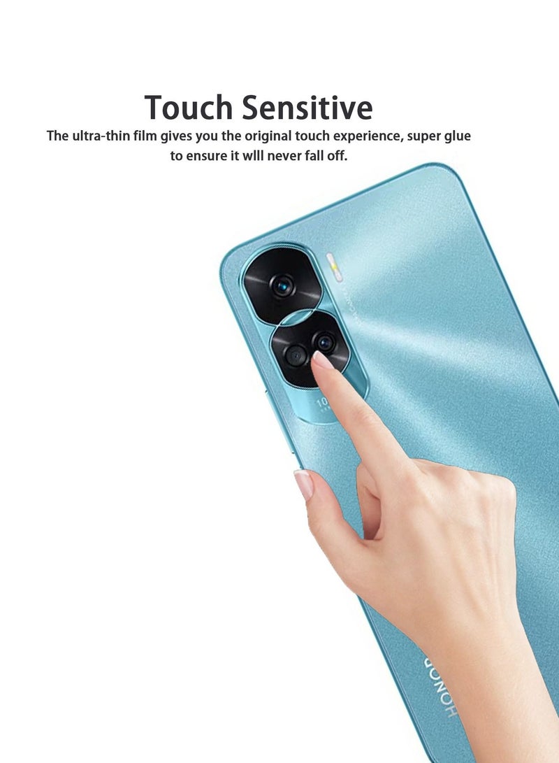 Honor 90 Lite Screen Protector with Camera Lens Protector, 9H Hardness Anti-Scratch Tempered Glass flim, Case Friendly, Anti-Fingerprint,Anti-Scratch - Image 3