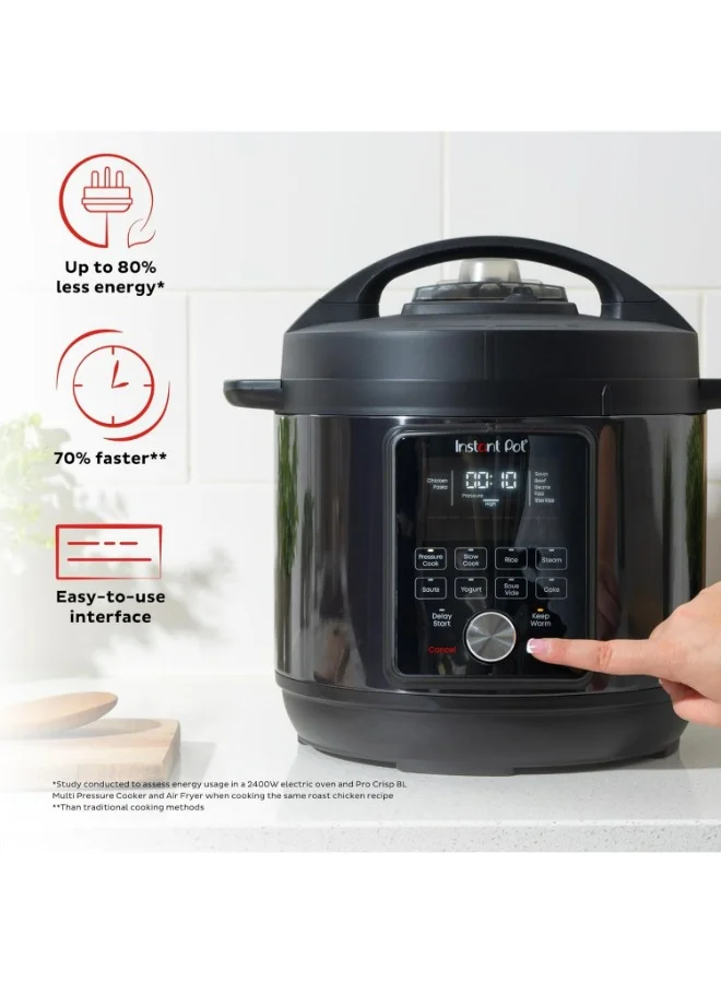 Instant Pot Duo Whisper Quiet Electric Pressure Cooker 6Qt