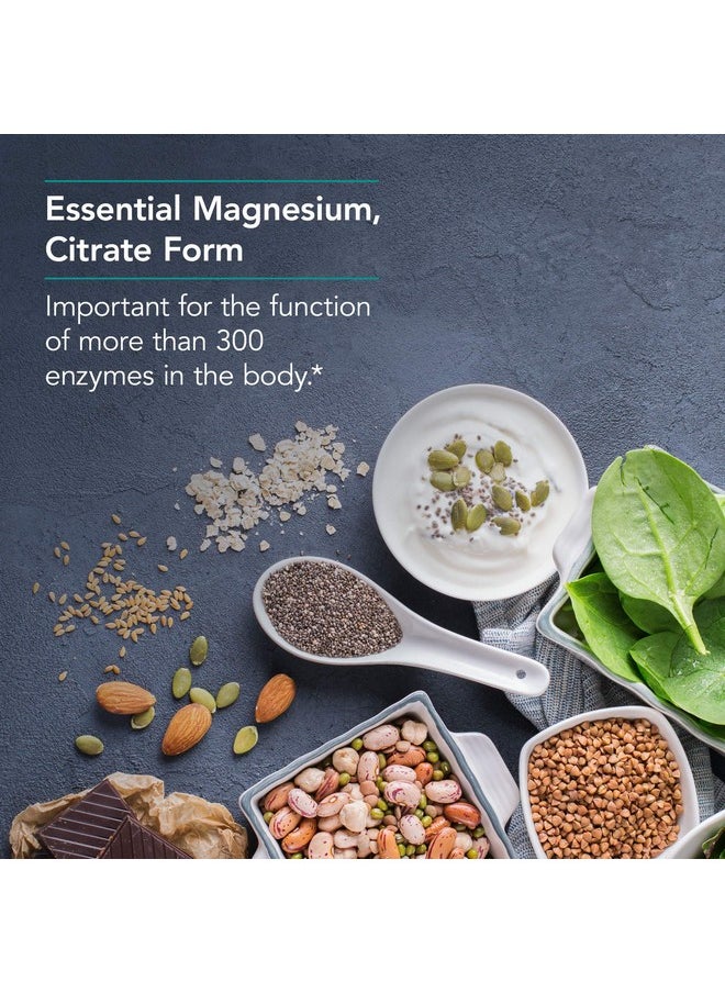Nutricology Magnesium Citrate Wellabsorbed Bone And Stress Support 90 Vegetarian Capsules  - Image 4