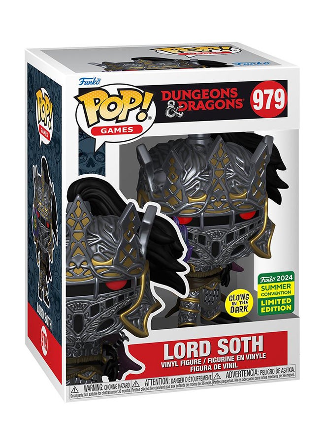 Funko Funko Pop Super! Games: Dungeons And Dragons Lord Soth Sdcc'24 Vinyl Figures  - Image 2