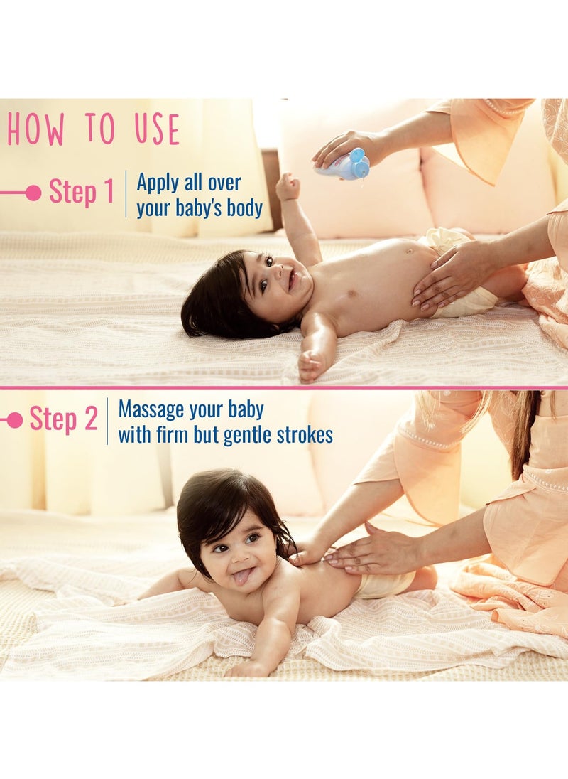 Parachute Advansed 400ml Baby Massage Oil for New Born - 100% Coconut Oil - for Better Growth -enriched with vitamin EF  - Image 5