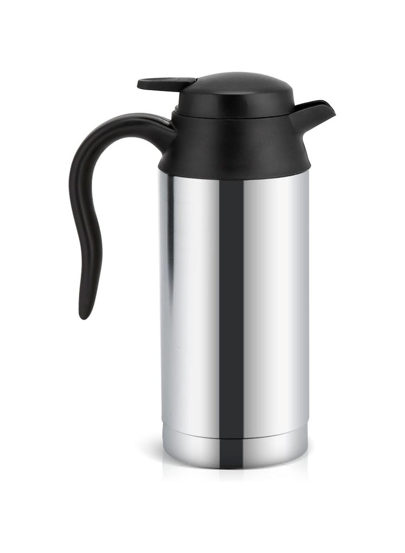 GGOOT 750ML Car Heating Mug, with Indicator Light, Stainless Steel Car Coffee Maker Pot Travel Mug for Car and Camping - Image 1