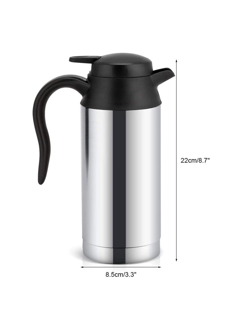 GGOOT 750ML Car Heating Mug, with Indicator Light, Stainless Steel Car Coffee Maker Pot Travel Mug for Car and Camping - Image 5