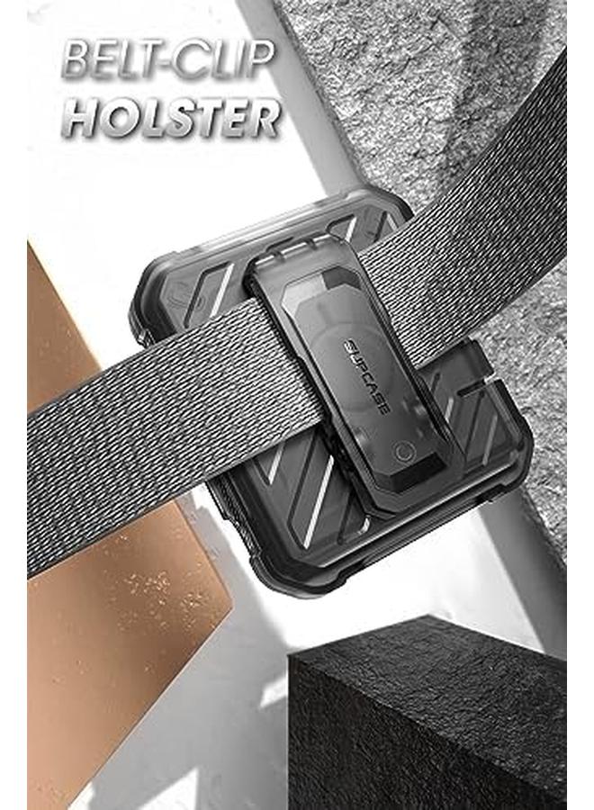 SupCase Unicorn Beetle Pro Series Case For Samsung Galaxy Z Flip 5 5G 2023 Hinge Protection Dual Layer Rugged Protective Case With Holster And Kickstand Black - Image 3